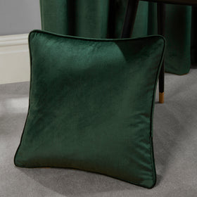 Abington 45cm x 45cm Filled Cushion Bottle Green
