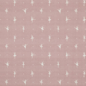ANTE DECOR Ballerinas Printed Cotton Fabric Bubblegum - Expensive