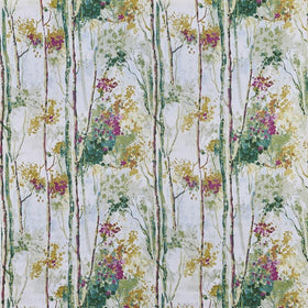 Silver Birch Curtain Fabric Orchid