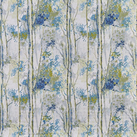 Prestigious Textiles Silver Birch Fabric Larkspur