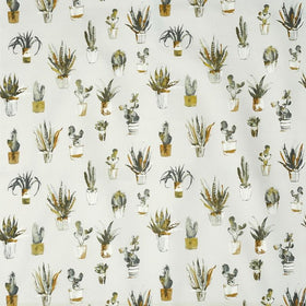 Cactus Curtain Fabric Ember