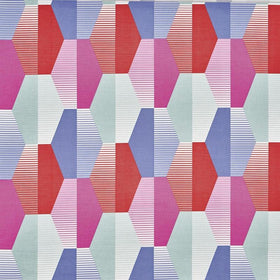 Prestigious Textiles Hip Hop Fabric Raspberry