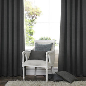 Salvador Faux Silk Made to Measure Curtains Slate