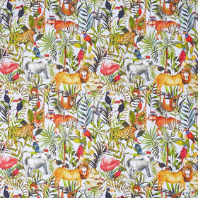 Prestigious Textiles King Of The Jungle Digital Fabric Waterfall