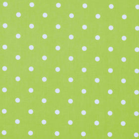 Dotty Curtain Fabric Lime