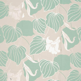 Lily Damask Curtain Fabric Teal