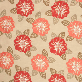Neopolitan Curtain Fabric Cranberry