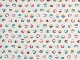 Owls Fabric Multi
