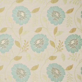 Pompeii Curtain Fabric Azure