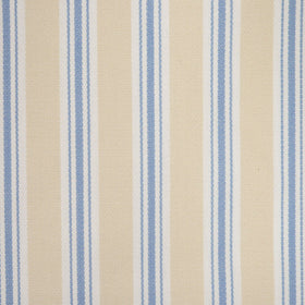 Bay Stripe Curtain Fabric Cornflower