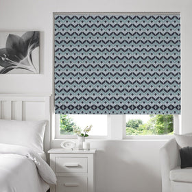 Boston Roman Blind Aqua