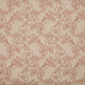 Celia Curtain Fabric Rouge