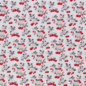 Cath Kidston Cherry Sprig Fabric Red