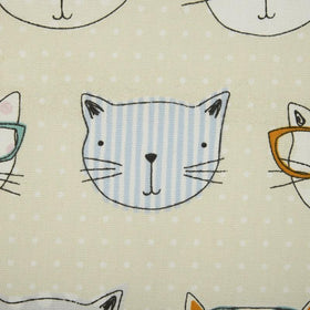 Cool Cats Curtain Fabric Multi