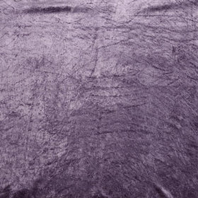 Heavy Crushed Bonded Velvet Fabric Plum