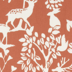 Vilda Curtain Fabric Cinnamon