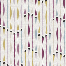 Cassandra Curtain Fabric Damson