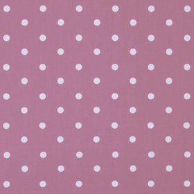 Dotty Curtain Fabric Mauve