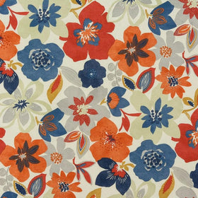 Emile Curtain Fabric Burnt Orange Burnt Orange
