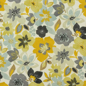 Emile Curtain Fabric Ochre