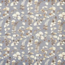 Eucalyptus Curtain Fabric Blueberry