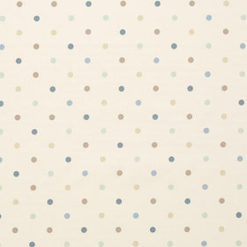 Clarke & Clarke Dotty Fabric Duckegg