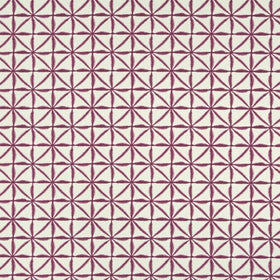 Nusa Curtain Fabric Raspberry