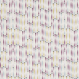 Cassandra Curtain Fabric Damson