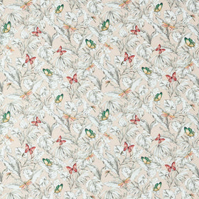 Acadia Curtain Fabric Blush