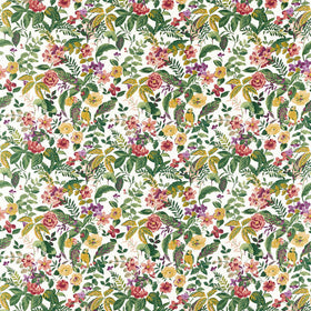 Clarke & Clarke Posy Fabric Autumn