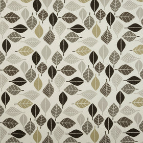 Fall Curtain Fabric Graphite