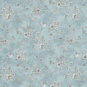 iLiv Finch Toile Fabric Delft