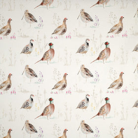 Gamebird Curtain Fabric Multi