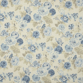 Genevieve Curtain Fabric Chambray