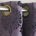 Hanover Ready Made Eyelet Curtains Damson