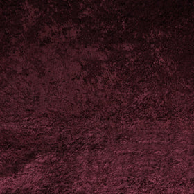 Heavy Crushed Bonded Velvet Fabric Burgundy