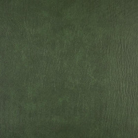 Heavy Faux Leather Curtain Fabric Green