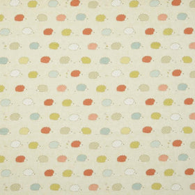 Hedgehogs Curtain Fabric Multi