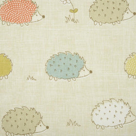 Hedgehogs Curtain Fabric Multi