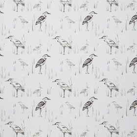 Herons Curtain Fabric Coral