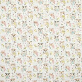 Hoot Curtain Fabric Sage
