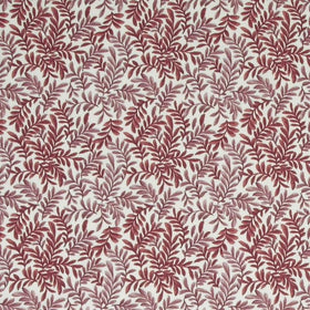 Leafvine Curtain Fabric Claret