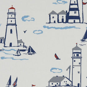 Clarke & Clarke Lowestoft Fabric Marine