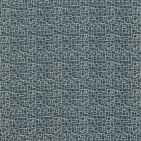 Maze Curtain Fabric Kingfisher