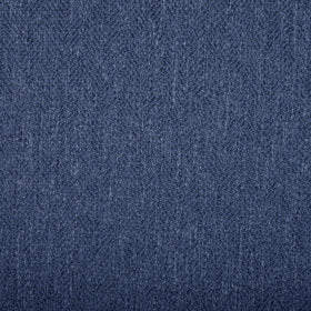 Herringbone Curtain Fabric Denim