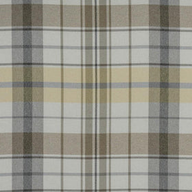 Nevis Check Fabric Ochre