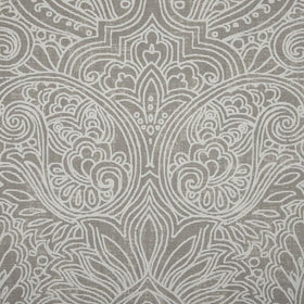 Paisley Curtain Fabric Granite