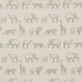 iLiv Prairie Animals Fabric Forest
