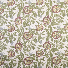 Sanson Curtain Fabric Olive