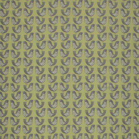 iLiv Scandi Birds Fabric Kiwi